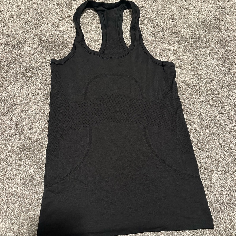 lululemon athletica Black Tank Top